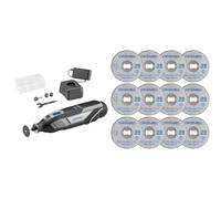Dremel 8240 Outil Rotatif sans Fil, Batterie Lithium-Ion 12V 2Ah - Outil Multifonction & SC456B Lot de 12 Disques EZ SpeedClic à Tronçonner/Découper les Métaux 38mm