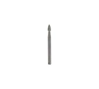 Dremel 9911 Fraise en carbure de tungstène pour Sculpter et Graver le métal et le bois, Bout Flamme, Diamètre 3,2mm pour Outil Multiusage Dremel