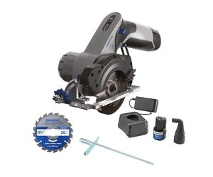 Dremel Blueprint 12V Scie circulaire compacte sans fil avec moteur sans charbon, avec guidage laser, 1x lame de scie circulaire multi-matériaux, guide parallèle (CS12V-S1)