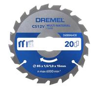Dremel Lame de scie circulaire CS600 85 mm multi-matériaux 1 pièce