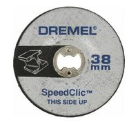 Dremel Disque EZ SpeedClic S541 38 mm – pour meuler les métaux – Lot de 2