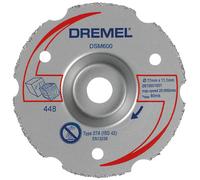 Dremel DSM20 Disque a tronçonner multi-usage en carbure 77 mm 2615S600JB