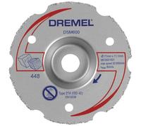Dremel Disque de coupe 2615S600JB – 77 mm carbure, coupe à ras