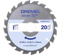 DREMEL Holz Kreissägeblatt 85mm CS500 2608846431 Lame de scie circulaire 1 pc(s)