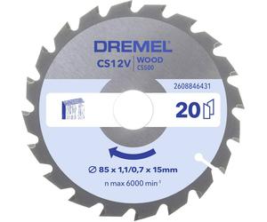 DREMEL Holz Kreissägeblatt 85mm CS500 2608846431 Lame de scie circulaire 1 pc(s)