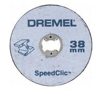 Dremel Kit de démarrage SC406 - Adaptateur EZ SpeedClic et 2 disques à tronçonner métal Ø 38 mm