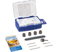 Dremel Kit de travail du bois 2615C681JA – 20 accessoires pour bois, étui