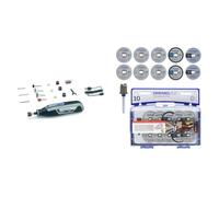 Dremel Lite 7760 outils multifonctions sans fil 3,6V, Batterie Li-ion, 15 accessoire & Kit d'Accessoires Dremel SC690 EZ SpeedClic - Coffret de Meules à Tronçonner pour Outil Mulltifonction Rotatif