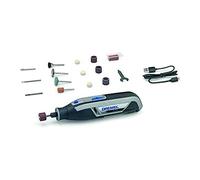 Dremel Lite 7760 outils multifonctions sans fil 3,6V, Batterie Li-ion, 15 accessoires + Dremel 4486 Mandrin Universel Autoserrant