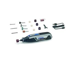 Dremel Lite 7760 outils multifonctions sans fil 3,6V, Batterie Li-ion, 15 accessoires + Dremel 4486 Mandrin Universel Autoserrant