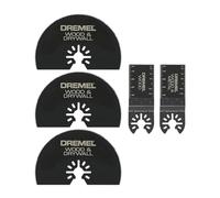 Dremel MM389 Lot de 5 lames oscillantes pour couper le bois, le métal, le plastique, les cloisons sèches, etc.