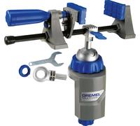 Dremel Étau d'établi Multi‑Vise 3-en-1 26152500JA - Rotation 360°, Inclinaison 50° Bleu/Gris