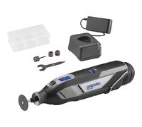 DREMEL - Outil multi-fonction sans fil 12V, avec accessoires, chargeur F0138240JA