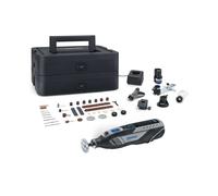 Dremel 8250 Outil Rotatif Multifonction Sans-fil 12V, 65 acc, 5 adaptations, 1 batterie 2Ah, de 5.000 à 30.000 tr/min