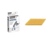 Dremel Pistolet à Colle 940-3 Outil Compact (195 °C) 3 Accessoires & GG13 Lot de 12 Bâtons de colle à Bois 11mm pour Pistolet à Colle Chaude Haute Température 195°C