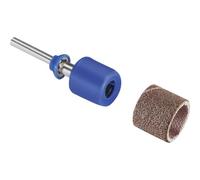 Dremel S407 Adaptateur de ponçage EZ SpeedClic Diamètre 13mm fourni avec 2 bandes à poncer grain 60 et 120 pour outils rotatifs Dremel