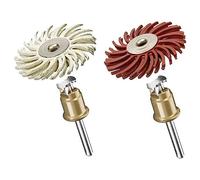 Dremel S472 Brosse abrasive de précision Diamètre 25mm Grain 120 pour Ponçage et Polissage & S473 Brosse Abrasive de Précision, Diamètre 25mm, Grain 220 pour Ponçage Fin et Polissage