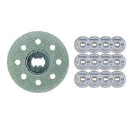Dremel S545 Disque diamant à tronçonner EZ SpeedClic Diamètre 38mm pour la découpe de la faience & Dremel SC456B Lot de 12 Disques EZ SpeedClic à Tronçonner/Découper les Métaux 38mm avec Outils