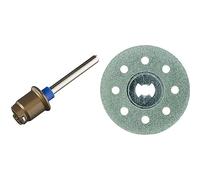 Dremel S545 Disque diamant à tronçonner EZ SpeedClic Diamètre 38mm pour la découpe de la faience & S402 Mandrin SpeedClic - Adaptateur pour Fixer les Accessoires Dremel EZ SpeedClic Sans-Clé
