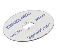DREMEL EZ SpeedClic : pack de 5 disques a tronçonner pour la découpe des métaux. 2615S456