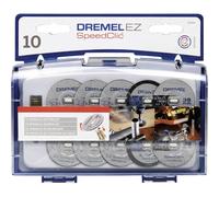 Dremel Coffret SC690 EZ SpeedClic – 10 disques à tronçonner + mandrin pour métal/plastique