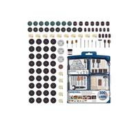 Dremel SC723 EZ SpeedClic Kit - Coffret de 100 Accessoires pour Outil Multifonction Rotatif pour Découper, Poncer, Graver, Meuler & 4486 Mandrin Universel Autoserrant de 0,8mm à 3,2mm