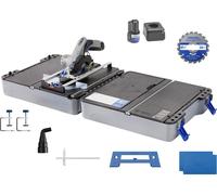Dremel Station de sciage mobile avec Scie circulaire de table à onglet, radiale 85 mm