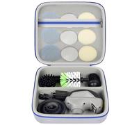 Dremel Versa Power Scrubber Kit d'outils de nettoyage PC10-07/PC360-5 - Brosse à joints pour salle de bain, douche, cuisine et baignoire - Support de rangement pour tampons éponge de nettoyage, brosse