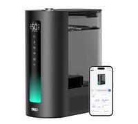 DREO 6L Humidificateur d'air intelligent pour grandes pièces, brume chaude et froide pour chambre, autonomie jusqu'à 60 h, capteur d'humidité précis, diffuseur d'arômes et compatible avec Alexa
