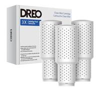 DREO Cartouche de Déminéralisation, Lot de 3 pour Humidificateurs, Compatible avec Humidificateurs HM311/311S/524/524S, Prévient les Dépôts Minéraux, Filtre l' eau Dure et Élimine la Poussière Blanche