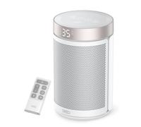 Dreo Chauffage Électrique 1500W, Radiateur Céramique Portable Silencieux et Économe en Énergie, Thermostat, 3 Modes, Minuterie 12H, Protection Surchauffe & Basculement, Atom 316, Blanc