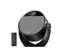 Dreo Chauffage Électrique Ventilateur Chambre, Chauffage Portable 3 Modes avec Thermostat et Télécommande, Inclinaison 60° Réglable, Minuterie 12H, 8 Protections, Silencieux pour Bureau et Pièce, Noir