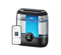 DREO Humidificateur connecté 6 L, app/Alexa, 60 h, 28 dB | Remplissage par le haut, brume fraîche ultrasonique, capteur d’humidité, veilleuse, arôme, pour grandes pièces