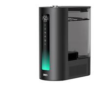 DREO Humidificateur intelligent de 6 l pour grandes pièces, brume chaude et froide pour chambre à coucher, 60 heures d'autonomie, capteur d'humidité précis, diffuseur d'arômes et compatible avec Alexa