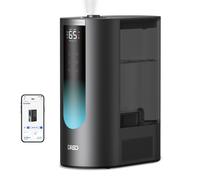 DREO Humidificateur 813S DR-HHM013S 6 L, 45 h d'autonomie avec humidification chaude & froide ; contrôle précis de l'humidité en mode automatique