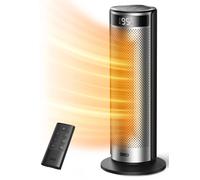 DREO radiateur soufflant économe en énergie 2000W, élément chauffant en céramique PTC, minuterie 12 heures, oscillation à 70°, télécommande, silencieux 34dB, 8 protections de sécurité, Solaris 628