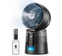 DREO TurboCool Ventilateur 516S, ventilateur de table oscillation 150° + 30°, rafraîchisseur d’air 7,9 m/s, brume ultrafine, silencieux 20 dB, 6 vitesses, 2 modes, contrôle app & télécommande.