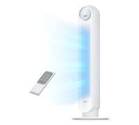 Dreo ventilateur colonne silencieux, Vitesse 7,6 m/s - Oscillant à 90° ventilateurs tour pour chambre, 92 cm de haut, Télécommande incluse, 4 vitesses, 4 modes, minuterie 8H, Noir - Nomad One
