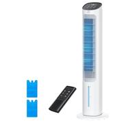 Dreo Ventilateur tour avec refroidissement, silencieux, ventilateur avec refroidissement à eau, refroidisseur d'air de 101 cm, refroidisseur d'évaporation avec fonction pivotante à 80 °, 3 modes, 4