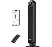 Dreo Ventilateur tour intelligent avec fonction WiFi, ventilateur silencieux avec contrôle vocal et télécommande, oscillation à 90°, 4 modes, 4 vitesses, minuterie 8H, ventilateur de refroidissement