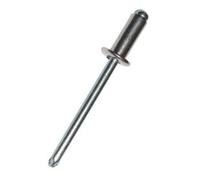 Dresselhaus Rivets aveugles 3,0 X 8,0Mm alu/acier, tête plate
