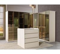 Dressing Armoire d'angle Modules avec îlot chambre à coucher moderne