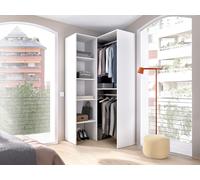 Dressing d'angle - L79 cm - Blanc - FERDINAND