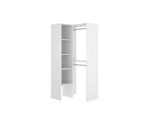 Dressing d'angle - L79 cm - Blanc - FERDINAND