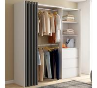Dressing extensible MARTY 120/170 x 50 x 180 cm blanc