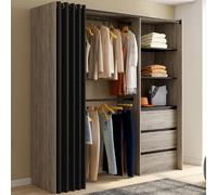 Dressing extensible MARTY 120/170 x 50 x 180 cm hêtre