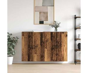 Dressing - kit amenagement de placard Vidaxl Armoire Murale 2 pcs Bois ancien 69,5 x 34 x 90 cm