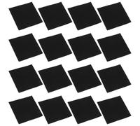 DRESSOOS 25 Pièces Serviettes de Cocktail Noires sans Poussière en Papier Réutilisables 20x20 Cm pour Bars et Événements, pour Mariage et Restauration