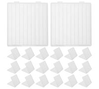 DRESSOOS Boîte de rangement pour 30 embouts de perceuse à ongles avec 10 emplacements : Boîte en plastique pour petits embouts de perceuse à ongles, 6 x 5,6 cm - Support portable en plastique pour