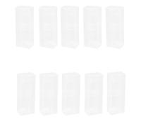 DRESSOOS Boîte D'emballage en Pvc Transparente 26 Pièces Design Anti-rayures pour Dessert et Cookies, pour Rangement et Présentation Élégante